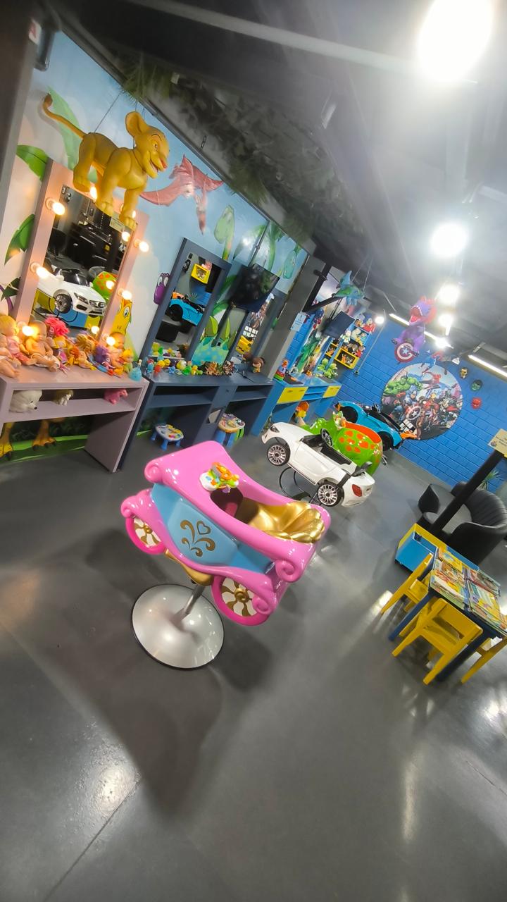 Entrada do espaço infantil